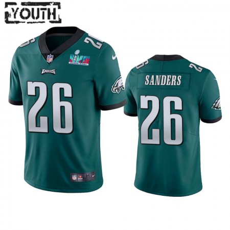 Tröjor Philadelphia Eagles Miles Sanders 26 Grön Super Bowl LVII Vapor Limited - Barn Tröjor Philadelphia Eagles Miles Sanders 26 Grön Super Bowl LVII Vapor Limited - Barn
